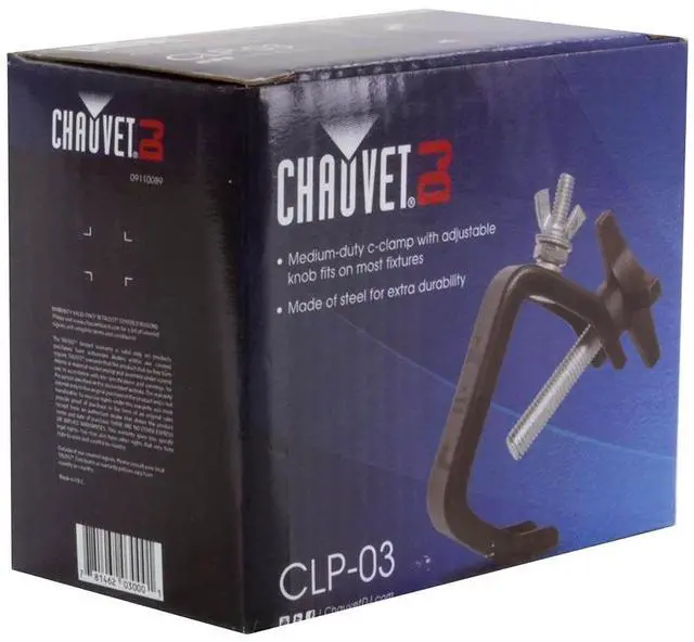 Alt view image 18 of 20 - Chauvet CLP-03 C-Clamp (pair)