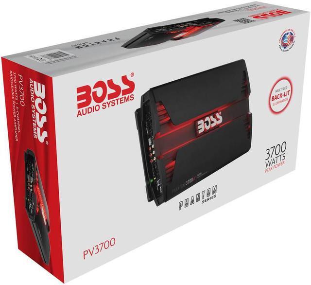 Alt view image 14 of 15 - Boss Audio PV3700 Phantom 3700W 5 Channel A/B Car Audio LED Amplifier w/ Remote