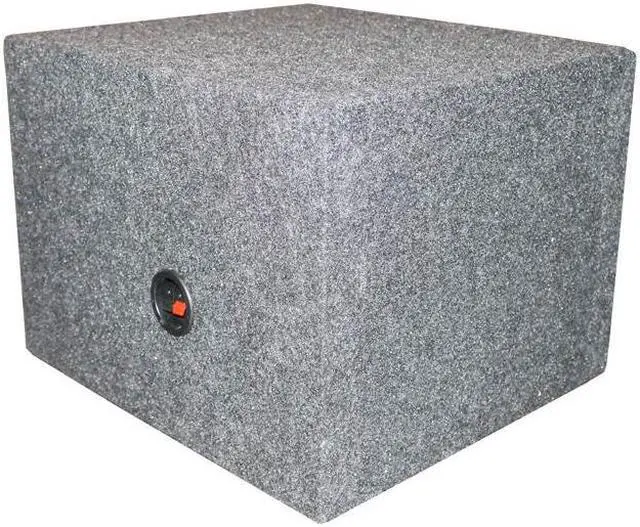 Alt view image 4 of 8 - Qpower QSBASS10 *Sbass10* Empty Woofer Box ; (1)10" Slot Ported