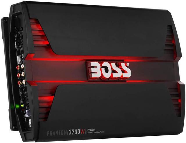 Alt view image 9 of 15 - Boss Audio PV3700 Phantom 3700W 5 Channel A/B Car Audio LED Amplifier w/ Remote