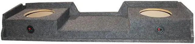 Alt view image 6 of 10 - QPOWER GMC12 DF EMPTY WOOFER BOX GMC XCAB '99-06 DOWNFIRING; 2 (12)