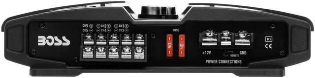 Alt view image 12 of 15 - Boss Audio PV3700 Phantom 3700W 5 Channel A/B Car Audio LED Amplifier w/ Remote