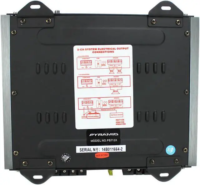 Alt view image 4 of 9 - Pyramid PB715X 1000W 2-Channel Amplifier