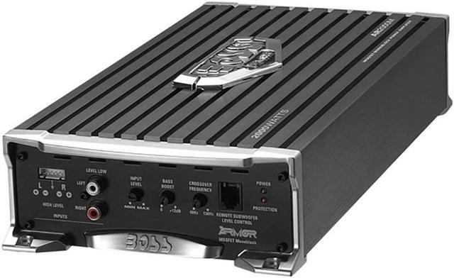 Alt view image 11 of 20 - Boss Armor AR2000M 2000 Watt Monoblock A/B Amplifier Car Audio Amp & Bass Remote