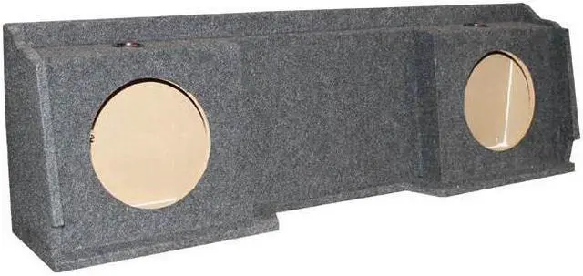 Alt view image 3 of 10 - QPOWER GMC12 DF EMPTY WOOFER BOX GMC XCAB '99-06 DOWNFIRING; 2 (12)