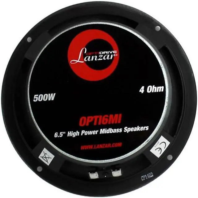 Alt view image 5 of 18 - LANZAR OPTI6MI 6.5" 500W Car Mid bass Mid Range Speaker Audio Stereo