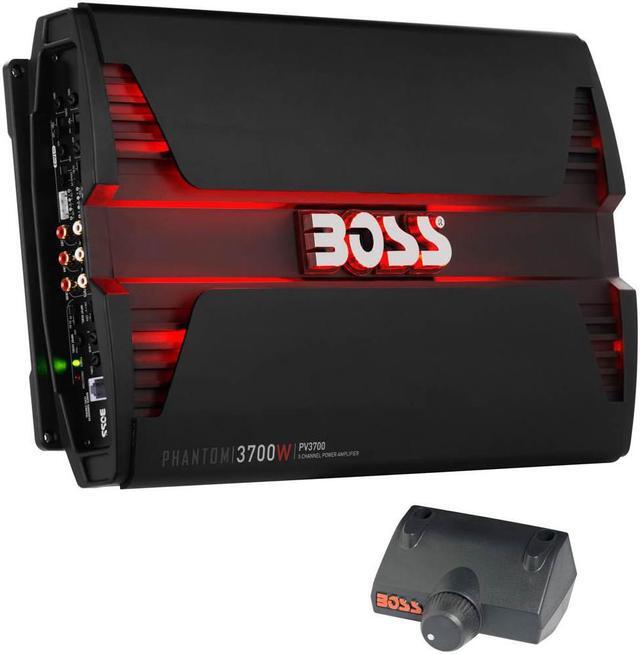 Alt view image 8 of 15 - Boss Audio PV3700 Phantom 3700W 5 Channel A/B Car Audio LED Amplifier w/ Remote
