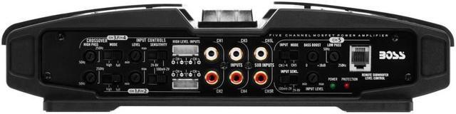 Alt view image 13 of 15 - Boss Audio PV3700 Phantom 3700W 5 Channel A/B Car Audio LED Amplifier w/ Remote