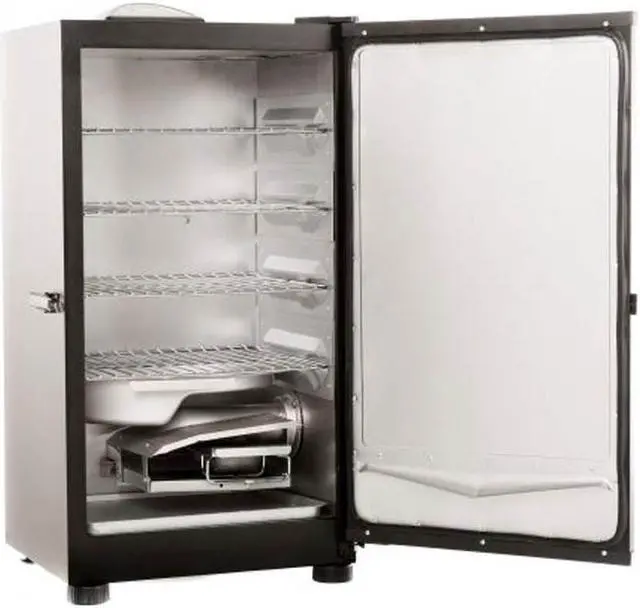 Alt view image 3 of 5 - Masterbuilt Outdoor Barbecue 30" Digital Electric BBQ Meat Smoker Grill, Black