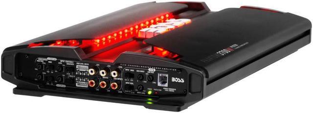 Alt view image 11 of 15 - Boss Audio PV3700 Phantom 3700W 5 Channel A/B Car Audio LED Amplifier w/ Remote