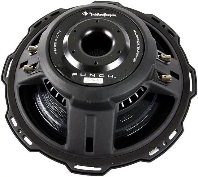 Alt view image 7 of 13 - Rockford Fosgate P3SD2-12 12" 800W Dual Car Shallow/Slim Audio Subwoofer Sub