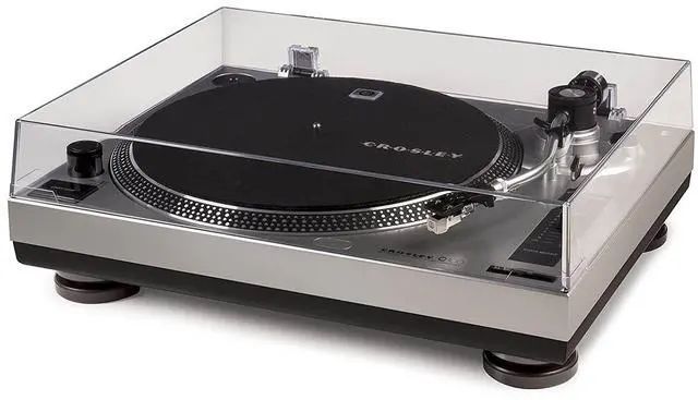 Alt view image 12 of 17 - Crosley 2 Speed S-Shaped Built-In Preamp Record Player Turntable (For Parts)
