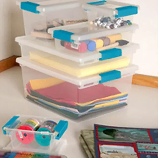 Alt view image 10 of 14 - Sterilite Clip Box Clr Mini 2194-2248