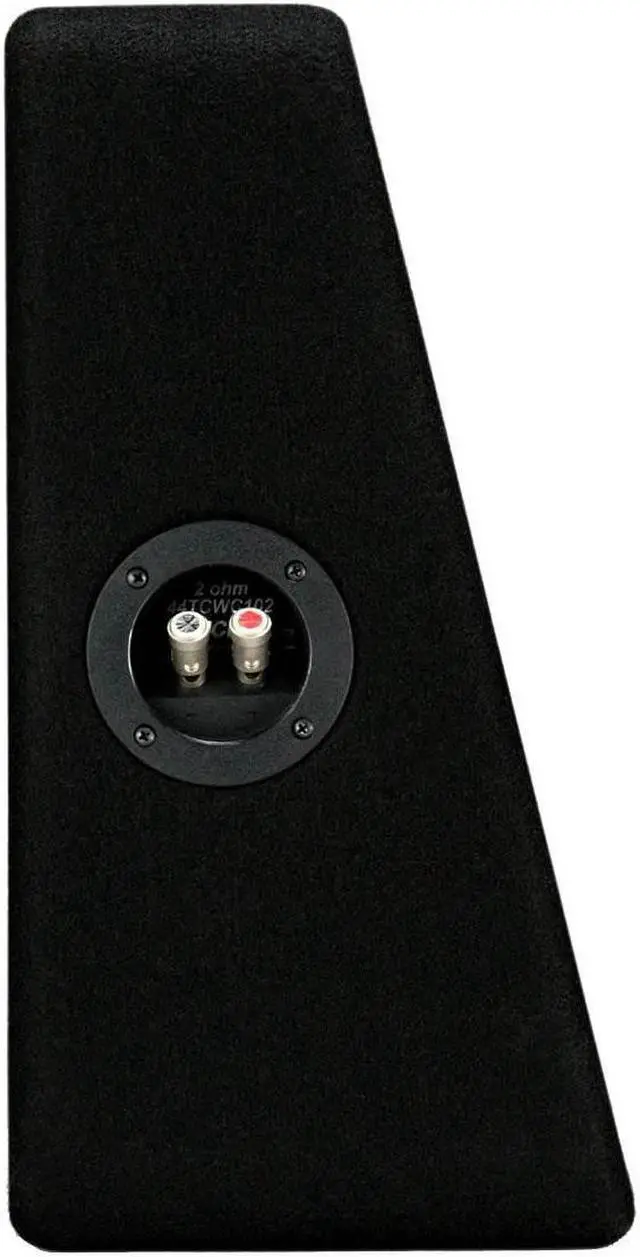 Alt view image 17 of 20 - Kicker 44TCWC102 CompC 10" 600 Watt 2-Ohm Loaded Shallow Car Subwoofer Enclosure