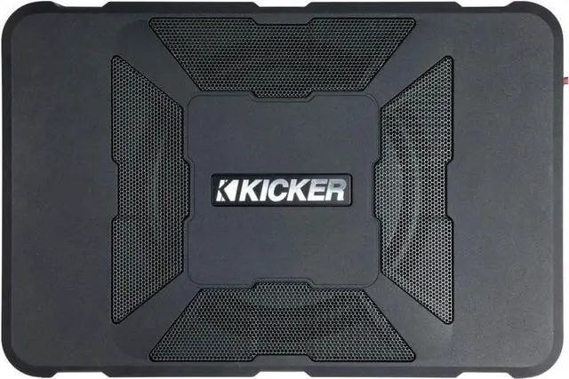 Alt view image 15 of 20 - KICKER 11HS8 8" 150W Hideaway Car Audio Powered Subwoofer Sub Enclosure HS8