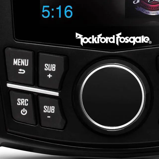 Alt view image 4 of 20 - Rockford Fosgate PMX-3 Punch Marine/Motorsport 2.7" Digital Media Receiver