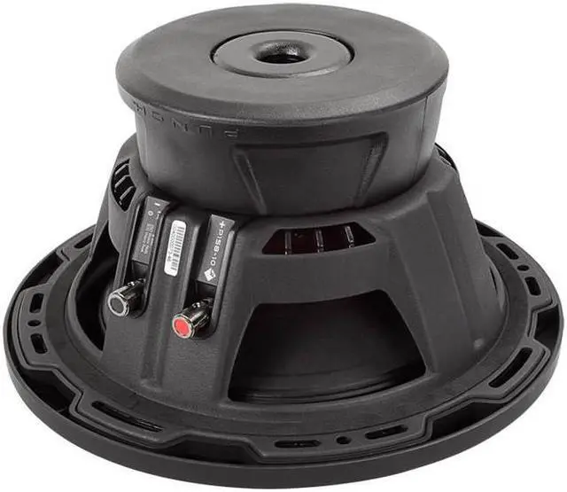 Alt view image 6 of 17 - Rockford Fosgate P1S2-10 500W 10" Single 2 ohm Punch Stage 1 Subwoofer/Sub
