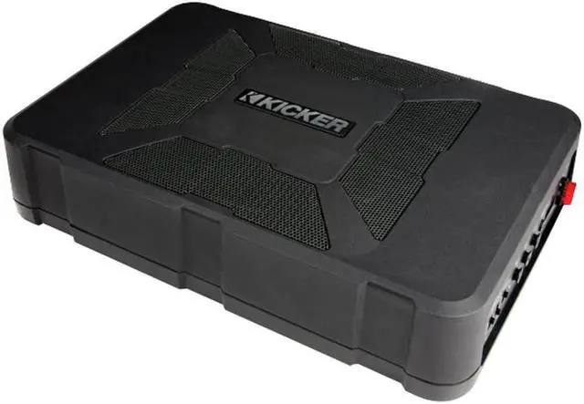Alt view image 14 of 20 - KICKER 11HS8 8" 150W Hideaway Car Audio Powered Subwoofer Sub Enclosure HS8