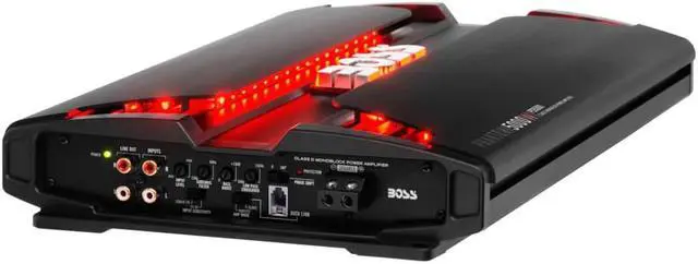Alt view image 11 of 12 - Boss Audio PD5000 Phantom 5000W Monoblock D Car Audio LED Amplifier with Remote