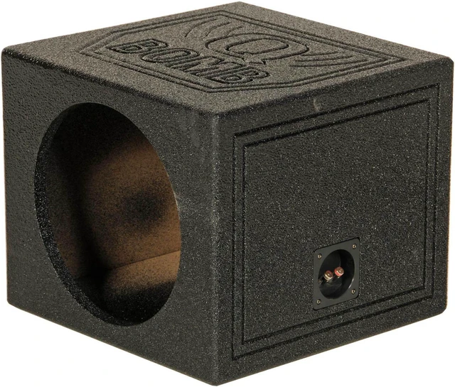 Alt view image 3 of 8 - Qpower QBOMB15SSINGLE Single 15" Sealed Woofer Enclosure Withh Bed Liner Spray