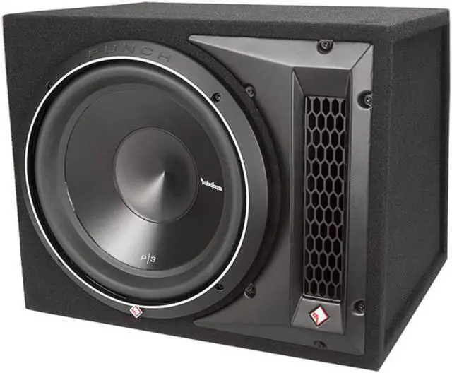 Alt view image 15 of 20 - Rockford Fosgate P3-1X12 12" 1200W  Single Loaded Vented Subwoofer Sub Enclosure