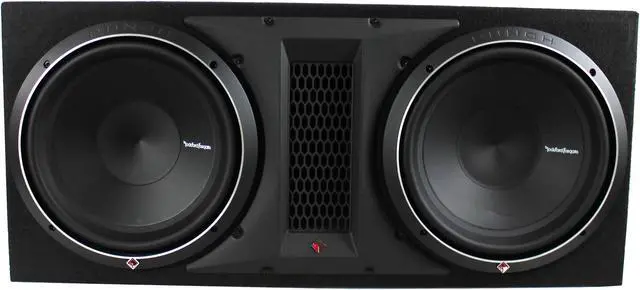 Alt view image 2 of 13 - Rockford Fosgate Punch P1-2X12 12" 1000W Dual Loaded Subwoofer Sub & Enclosure