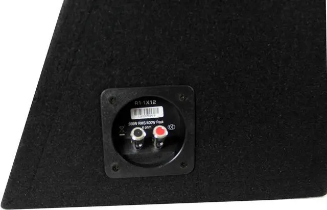 Alt view image 6 of 6 - Rockford Fosgate R1-1X12 12" 400 Watt Loaded Car Subwoofer Sub Enclosure