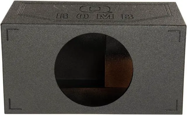 Alt view image 5 of 9 - QPower QBOMB15VL Single 15" Vented Ported Car Subwoofer Sub Box Enclosure QBOMB