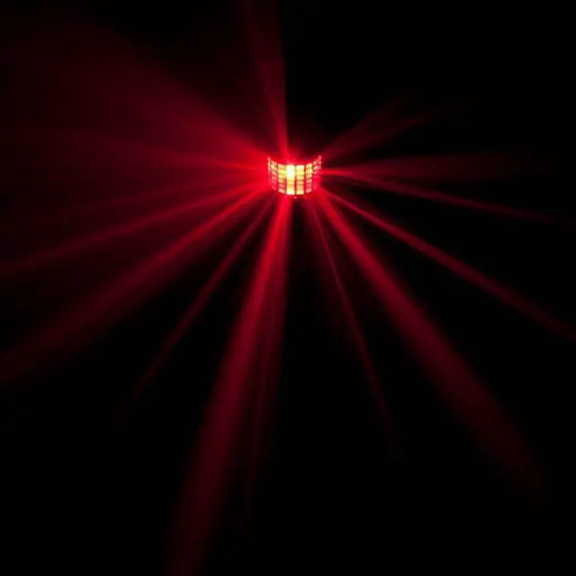Alt view image 3 of 11 - American DJ Mini Dekker DMX RGBW LED Strobe Kinta Derby Moonflower Light Effect