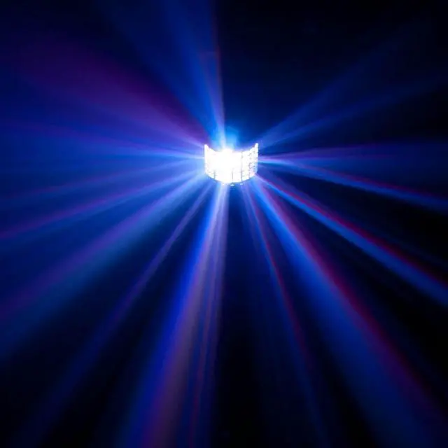 Alt view image 4 of 11 - American DJ Mini Dekker DMX RGBW LED Strobe Kinta Derby Moonflower Light Effect