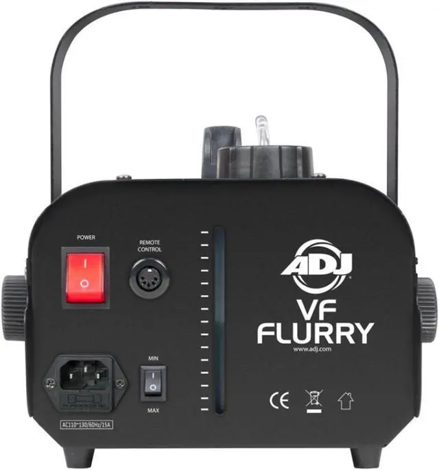Alt view image 5 of 6 - American DJ VF Flurry Snow Machine 600W High Output Area Effect w/ Wired Remote