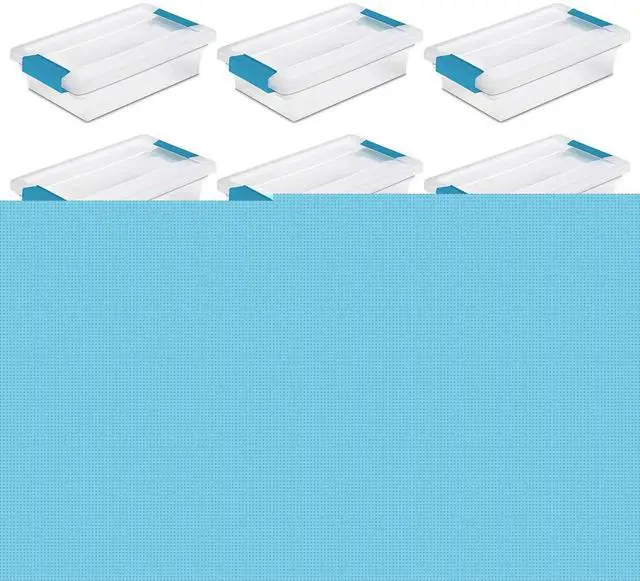 Alt view image 9 of 14 - Sterilite Clip Box Clr Mini 2194-2248