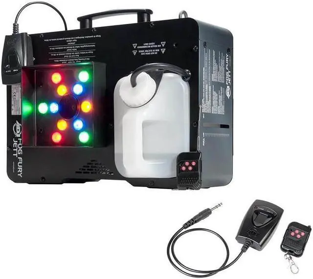 Alt view image 3 of 20 - ADJ Fog Fury Jett Fog Smoke Machine & LED Lights w/ Wireless Remote