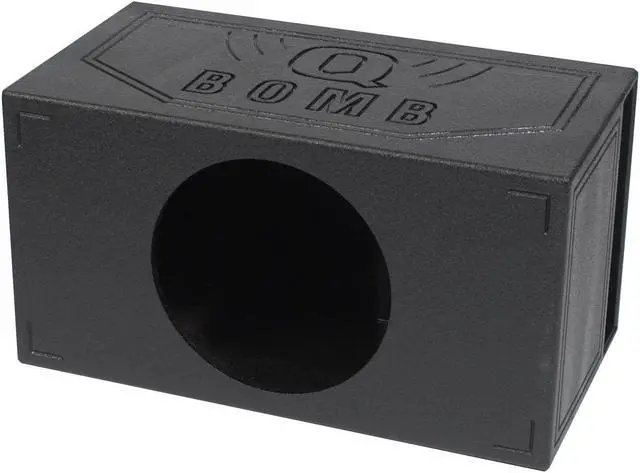 Alt view image 6 of 9 - QPower QBOMB15VL Single 15" Vented Ported Car Subwoofer Sub Box Enclosure QBOMB