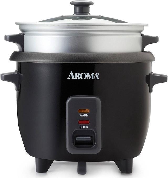 Aroma Pot-style 6-cup Rice Cooker & Food Steamer, Rice Cookers