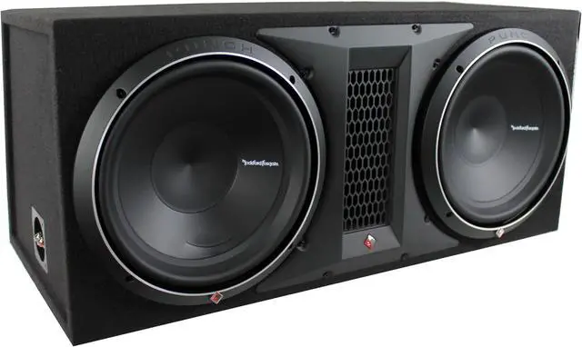Alt view image 6 of 12 - Rockford Fosgate P2-2X12 12" 1600 Watt Dual Loaded Subwoofer Sub Enclosure