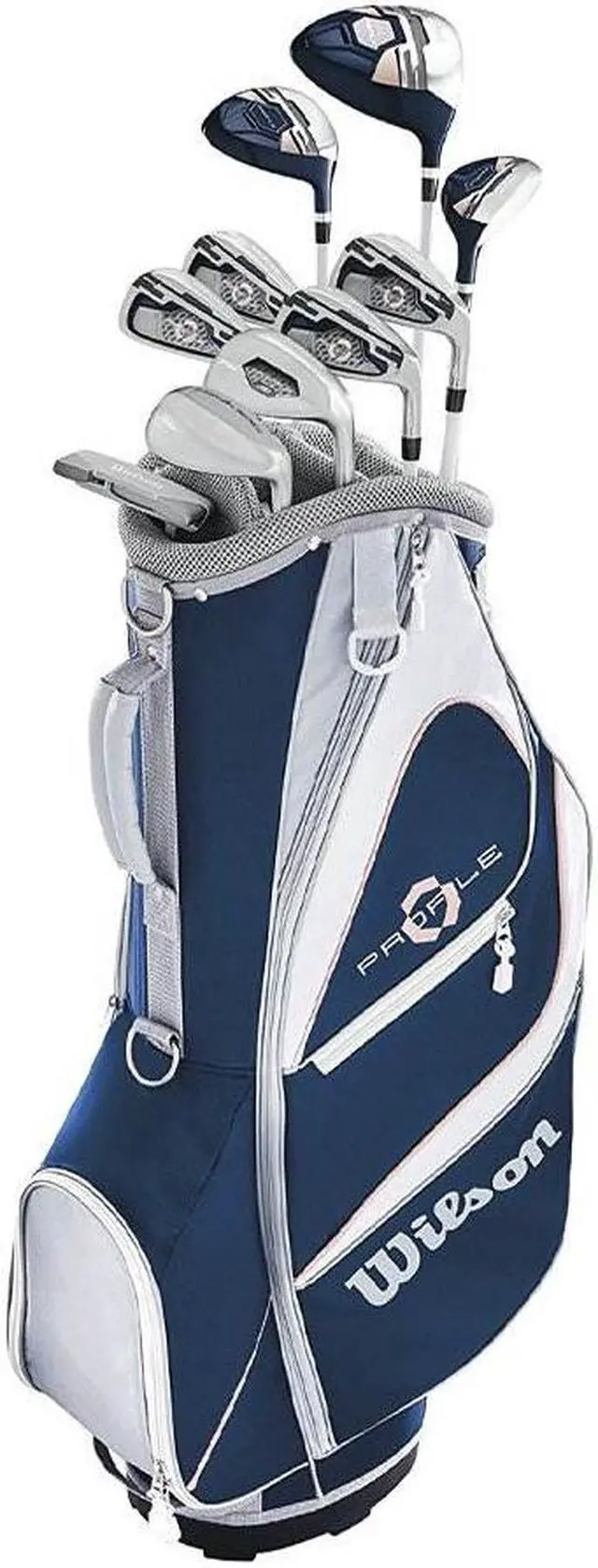 Alt view image 2 of 7 - Wilson Profile XD Women's Right Handed Complete Petite Golf Club Set w/ Cart Bag