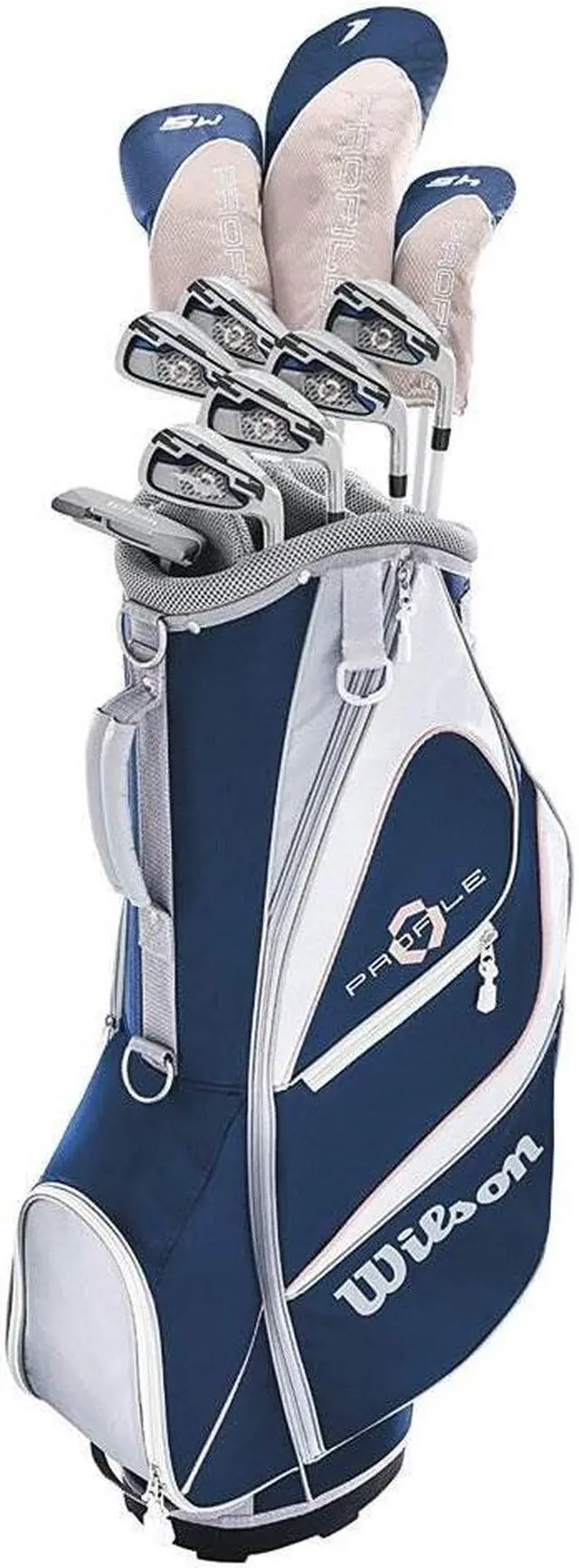 Alt view image 3 of 7 - Wilson Profile XD Women's Right Handed Complete Petite Golf Club Set w/ Cart Bag