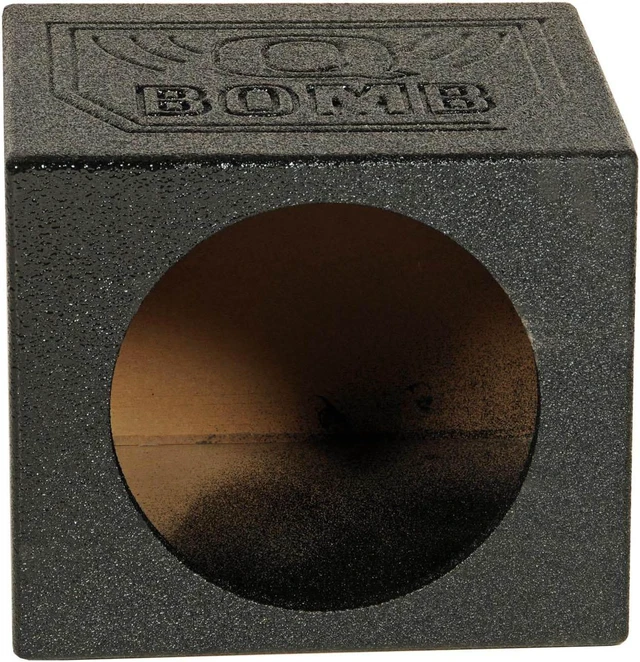 Alt view image 5 of 8 - Qpower QBOMB15SSINGLE Single 15" Sealed Woofer Enclosure Withh Bed Liner Spray