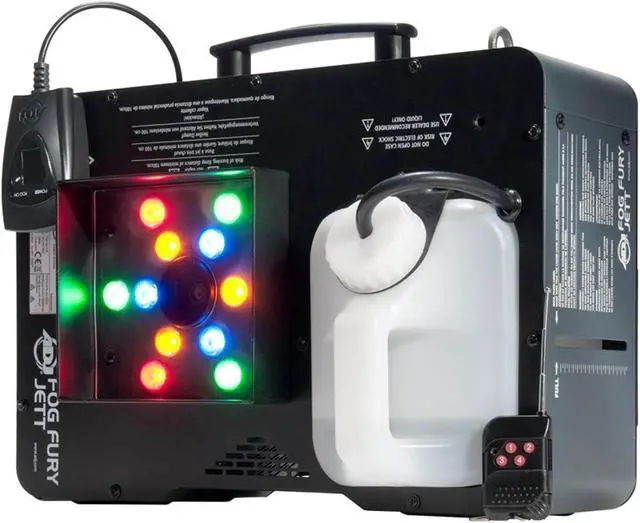 Alt view image 4 of 20 - ADJ Fog Fury Jett Fog Smoke Machine & LED Lights w/ Wireless Remote