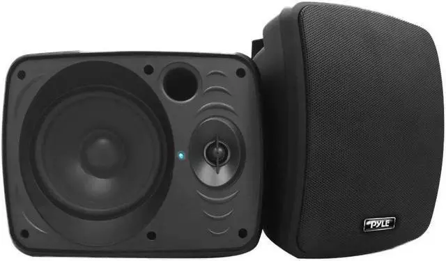 Alt view image 9 of 13 - Pyle Home PDWR54BTB 5.25 Indoor/Outdoor 600-Watt Bluetooth Speaker System (Black)