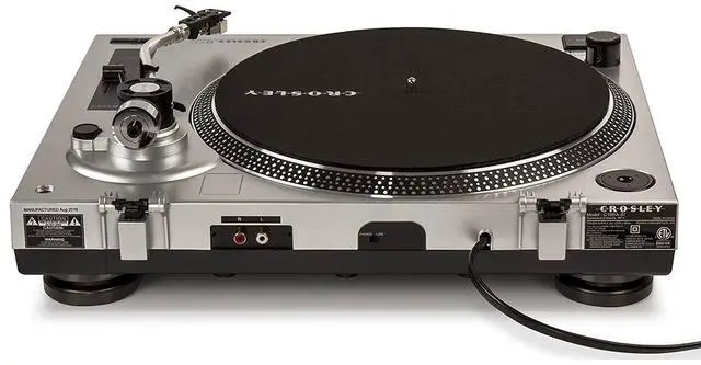 Alt view image 15 of 17 - Crosley 2 Speed S-Shaped Built-In Preamp Record Player Turntable (For Parts)