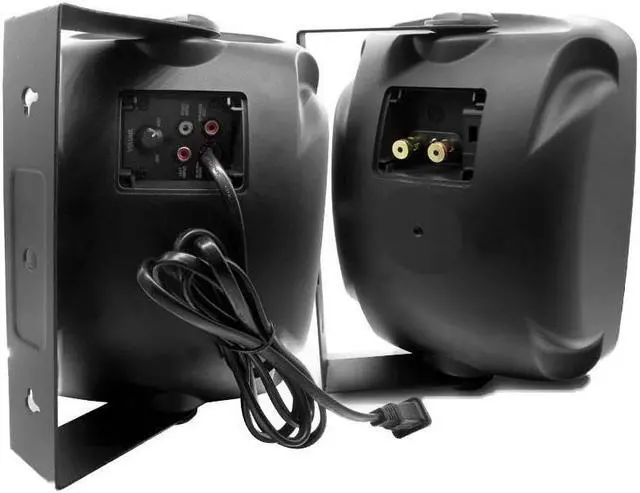 Alt view image 10 of 13 - Pyle Home PDWR54BTB 5.25 Indoor/Outdoor 600-Watt Bluetooth Speaker System (Black)