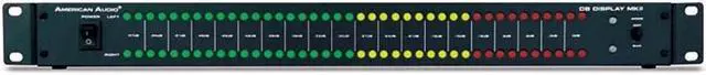 Alt view image 6 of 7 - American Audio MKII DB Sound Volume LED Display Monitor Device for Amp Rack