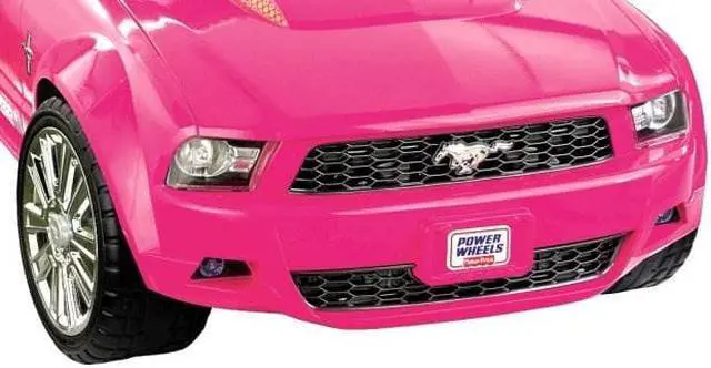 Alt view image 10 of 13 - Fisher-Price Power Wheels Barbie Ford Mustang