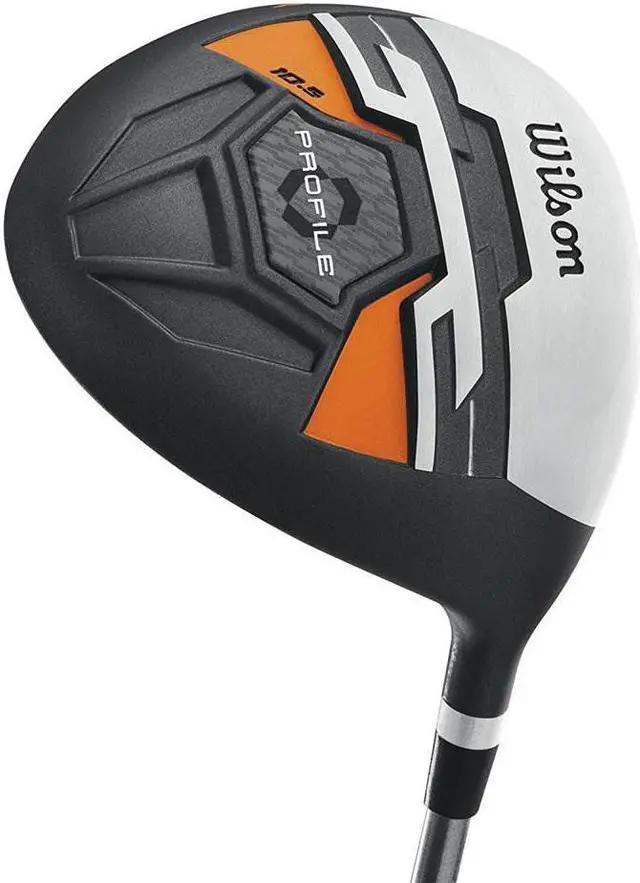 Alt view image 3 of 7 - Wilson Profile XD Teen Right Handed Complete Golf Club Set with Bag, Orange