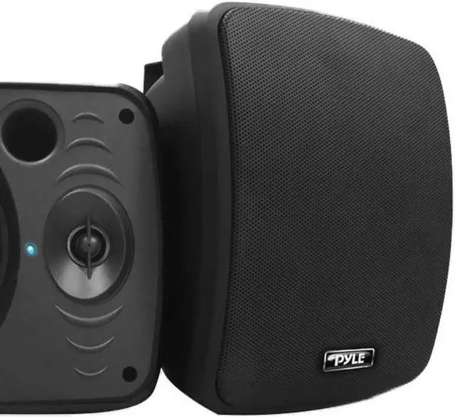 Alt view image 11 of 13 - Pyle Home PDWR54BTB 5.25 Indoor/Outdoor 600-Watt Bluetooth Speaker System (Black)