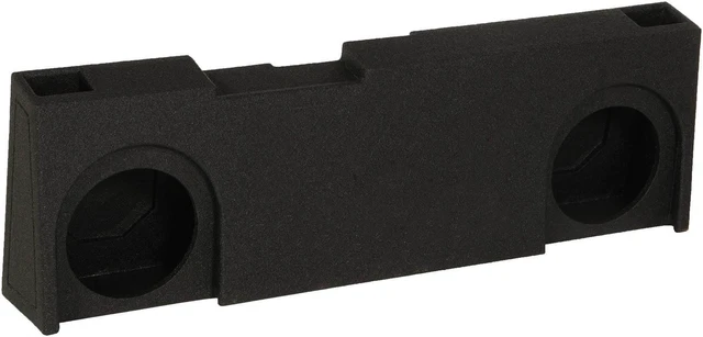 Alt view image 18 of 19 - QPower 2 Hole 2014-2016 GM/Chevy Crew Cab 10" Ported Subwoofer Box | QBGMC14210