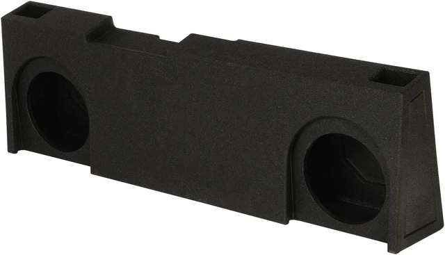 Alt view image 16 of 19 - QPower 2 Hole 2014-2016 GM/Chevy Crew Cab 10" Ported Subwoofer Box | QBGMC14210