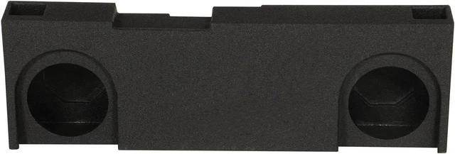 Alt view image 15 of 19 - QPower 2 Hole 2014-2016 GM/Chevy Crew Cab 10" Ported Subwoofer Box | QBGMC14210